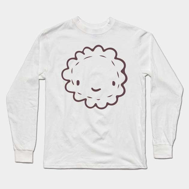 Cookie outlined Long Sleeve T-Shirt by Happycactus
